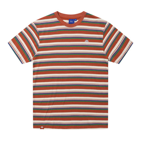 Helas Classic Stripe T-Shirt - Brown