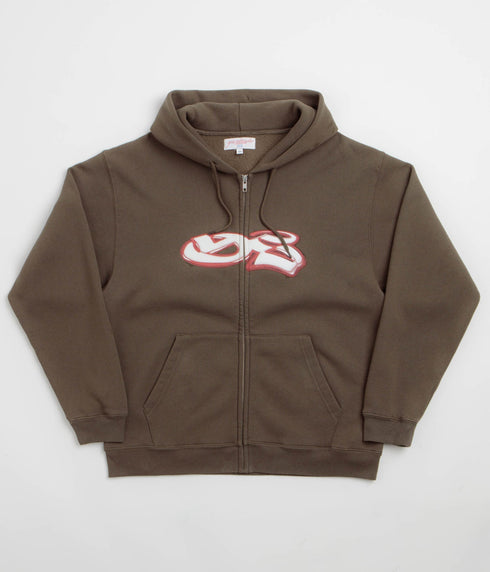 Yardsale Spray Hoodie - Brown — sweat à capuche